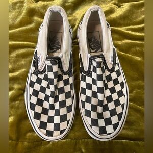 Black and white checkered vans